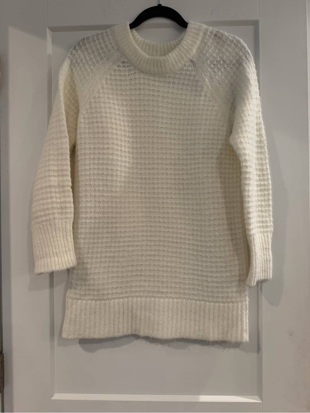 Lou and Grey Cream Textured Knit Women's Sweater size XXS(oversized)